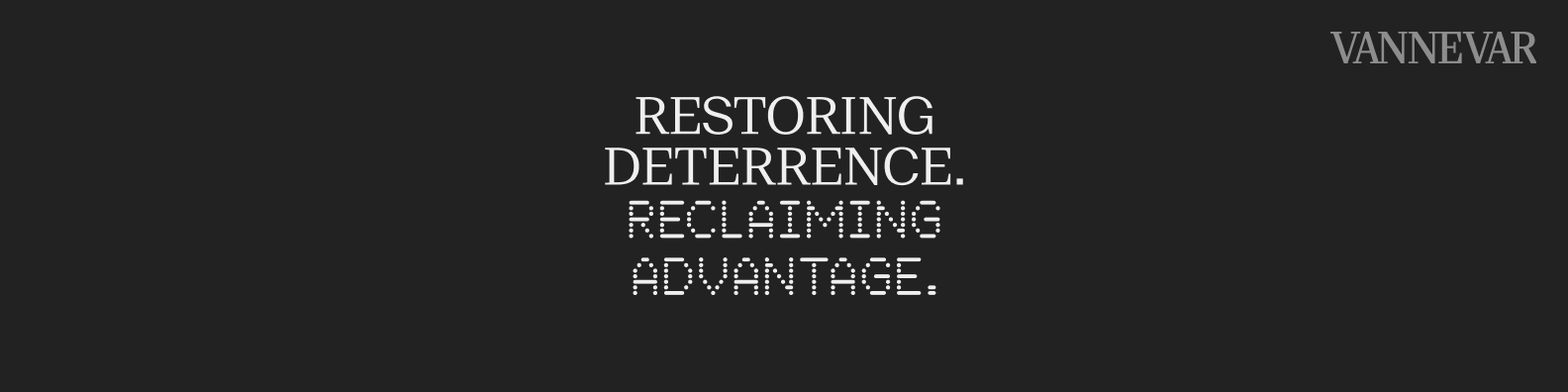 Cover image - Vannevar Labs